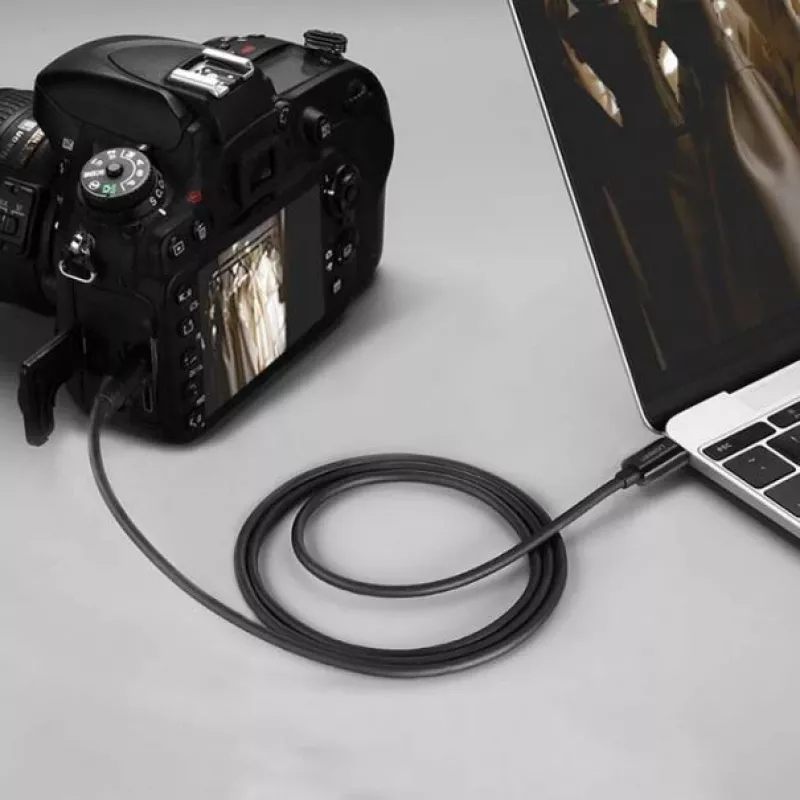 UGREEN US242 USB-C naar Mini USB kabel 1m zwart
