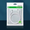 UGREEN US264 USB-C naar USB-C-kabel 1m wit 100W PD QC AFC