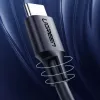 UGREEN US286 USB-C naar USB-C kabel 1m zwart - PD QC 3A 480Mbps