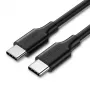 UGREEN US286 USB-C naar USB-C kabel 1m zwart - PD QC 3A 480Mbps