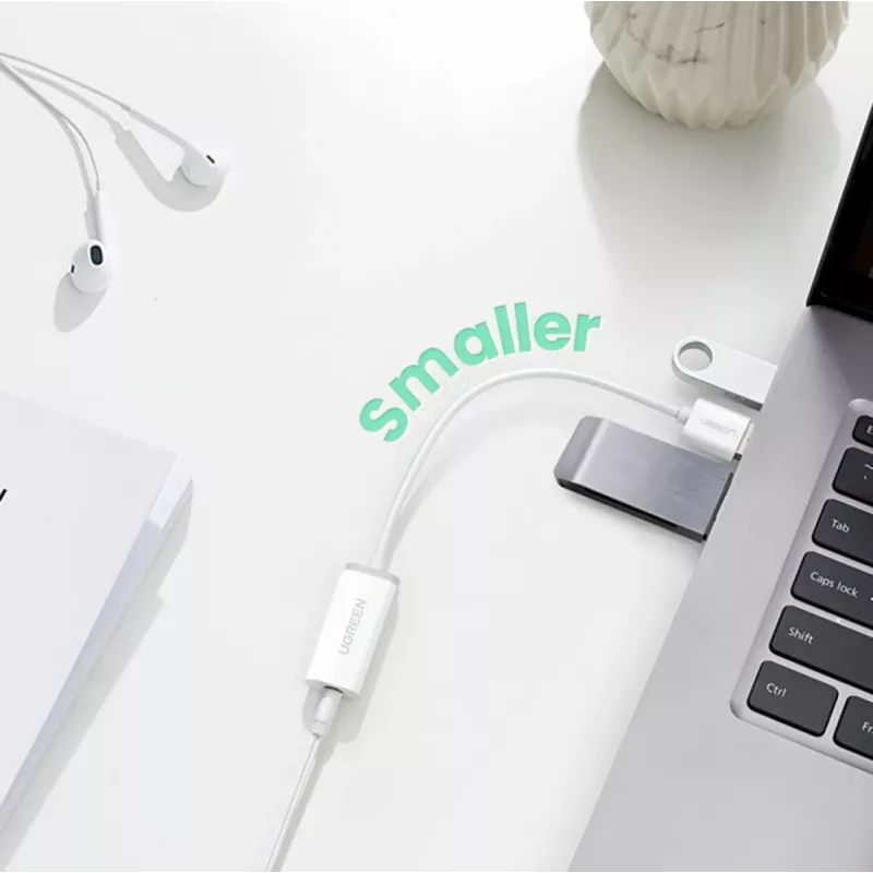 UGREEN US288 USB-A naar USB-C kabel QC 3.0 3A 1m wit