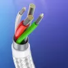 UGREEN US288 USB-A naar USB-C kabel QC 3.0 3A 1m wit