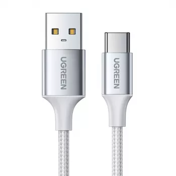 UGREEN US288 USB-A naar USB-C kabel QC 3.0 3A 1m wit