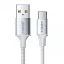 UGREEN US288 USB-A naar USB-C kabel QC 3.0 3A 1m wit
