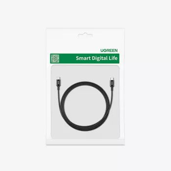 UGREEN US300 USB-C naar USB-C kabel 480Mbps 5A 1m zwart