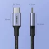 UGREEN US316 USB-C naar USB-C-kabel 100W 5A 480Mbps 1,5m grijs
