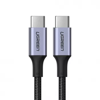 UGREEN US316 USB-C naar USB-C-kabel 100W 5A 480Mbps 1,5m grijs