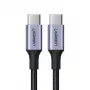 UGREEN US316 USB-C naar USB-C-kabel 100W 5A 480Mbps 1,5m grijs