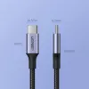 UGREEN US316 USB-C naar USB-C kabel 100W 5A 480Mbps 1m zwart