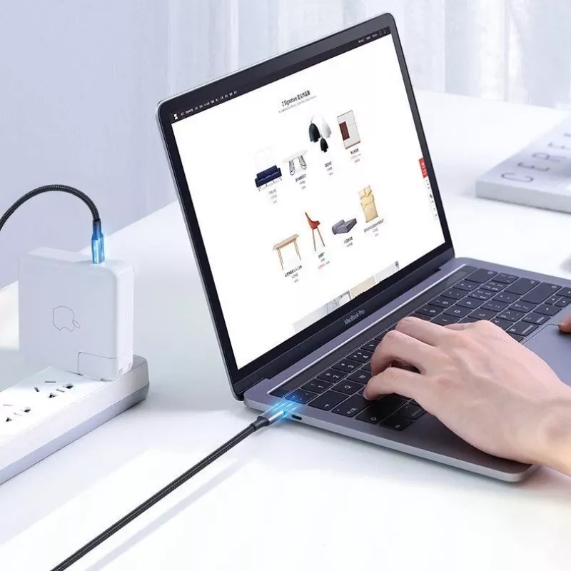 UGREEN US316 USB-C naar USB-C kabel 100W 5A 480Mbps 1m zwart
