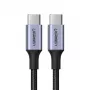 UGREEN US316 USB-C naar USB-C kabel 100W 5A 480Mbps 1m zwart