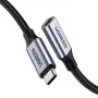 UGREEN US372 USB-C naar USB-C kabel 100W 5A 10Gbps 0,5m grijs
