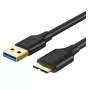 UGREEN USB 3.0 A naar Micro-B kabel 1m Zwart