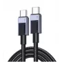 UGREEN USB-C 2.0 stekker naar USB-C 2.0 stekker 5A datakabel 1M (45063) zwart