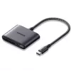 UGREEN USB-C Kaartlezer - Space Gray, SD & Micro SD, 5 Gbit/s