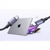UGREEN USB-C naar USB-C oplaadkabel USB 2.0 240W PD 3.1, aluminium behuizing gevlochten, 2m grijs