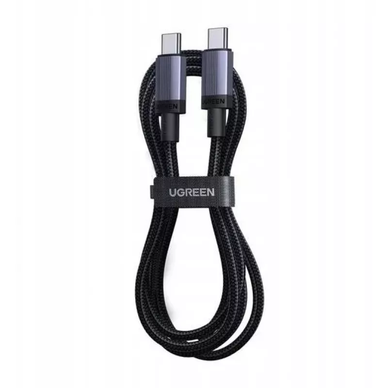UGREEN USB-C naar USB-C oplaadkabel USB 2.0 240W PD 3.1, aluminium behuizing gevlochten, 2m grijs