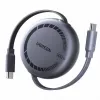 UGREEN USB-C naar USB-C PD 100W uitschuifbare sneloplader 1m zwart