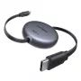 UGREEN USB-C naar USB-C PD 100W uitschuifbare sneloplader 1m zwart