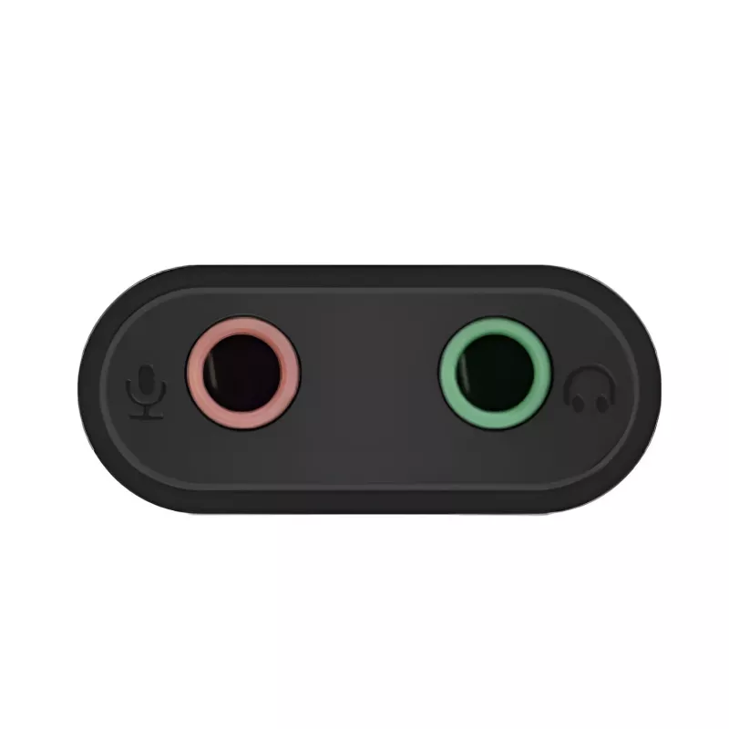 UGREEN USB naar 3,5 mm externe stereo-soundadapter - zwart