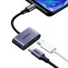 UGREEN USB Type-C dual-audio- en oplaadadapter (15W PD, 2-in-1-splitter)