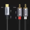 UGREEN USB Type-C naar 2RCA audiokabel 1,5m grijs (20193 CM451)
