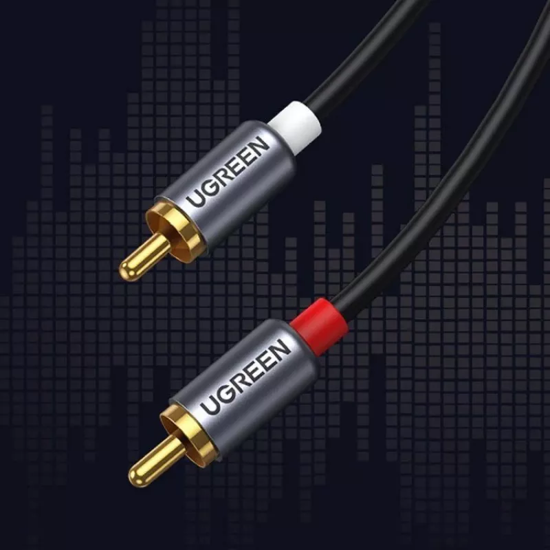UGREEN USB Type-C naar 2RCA audiokabel 1,5m grijs (20193 CM451)