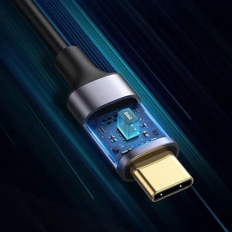 UGREEN USB Type-C naar 2RCA audiokabel 1,5m grijs (20193 CM451)