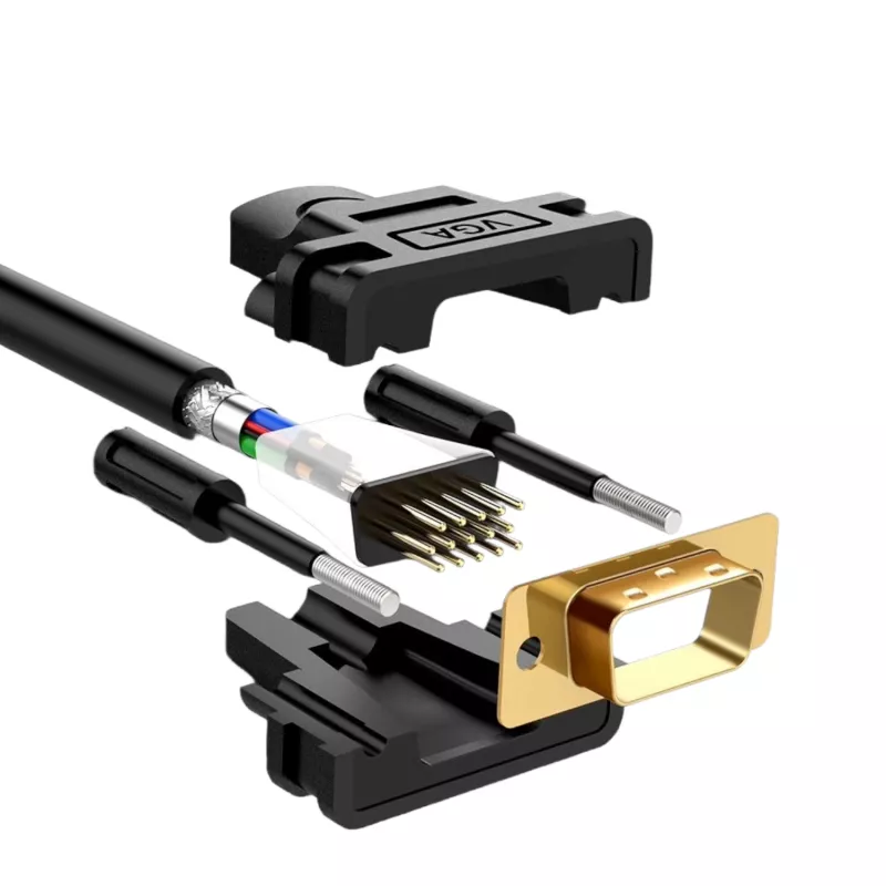 UGREEN VGA-stekker naar stekker kabel 5m 1080p - zwart