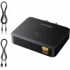 UGREEN 55545 Bluetooth 6.0 LDAC Hi-Res Audio-ontvanger met 3,5 mm AUX en 2x RCA-uitgang, zwart