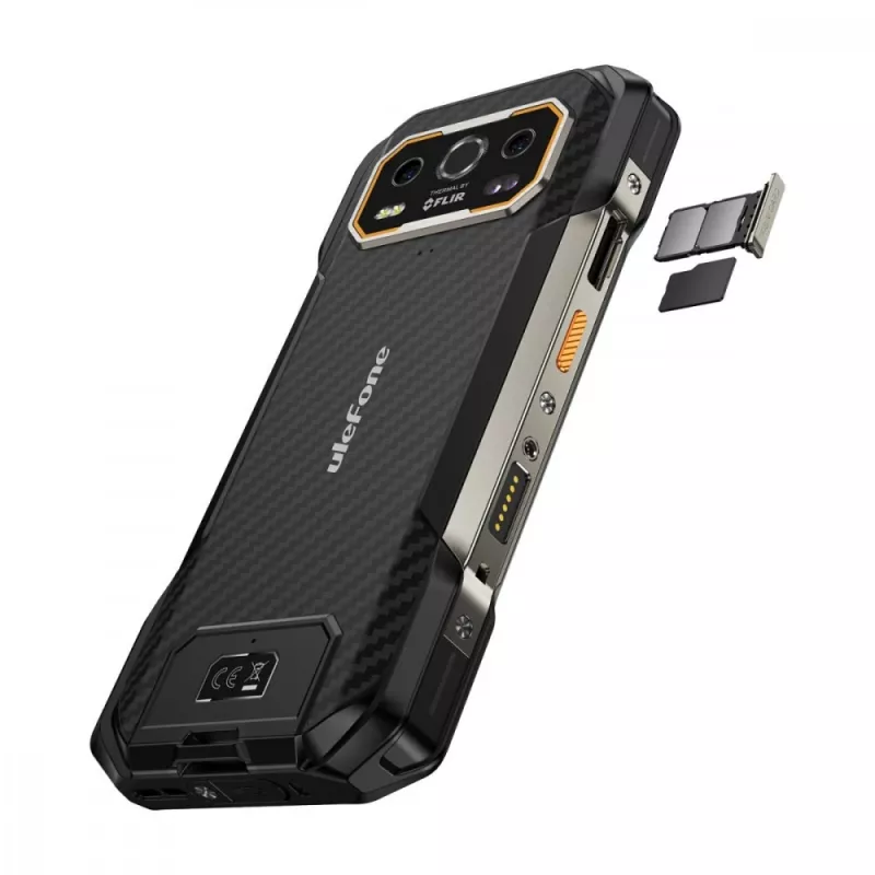 ULEFONE ARMOR 27T 12GB RAM 256GB opslag 4G LTE robuuste smartphone (zwart)
