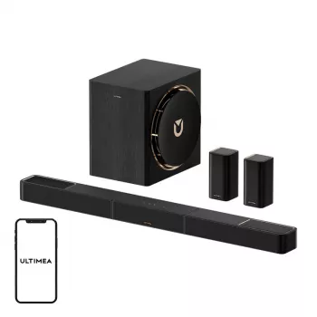 ULTIMEA Ultima Skywave X60 soundbar 2.1 kanalen 120W Bluetooth 5.0 HDMI ARC zwart