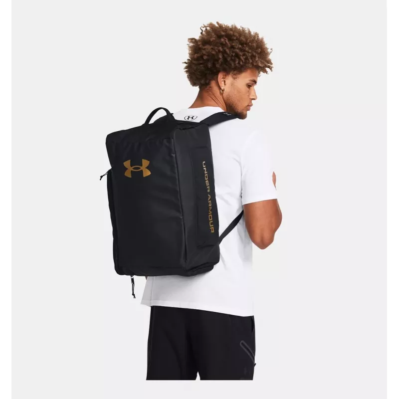 Under Armour Contain Duo Small BP Duffle - Zwart/Metallic Gold