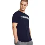 Under Armour heren Camo Chest Stripe korte mouw T-shirt navy blue