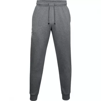Under Armour Heren Rival Fleece 3Logo Joggingbroek Pitch Gray Light Heather / Black Maat S