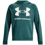Under Armour heren Rival Fleece Big Logo hoodie Martian Green