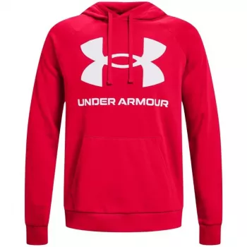 Under Armour heren Rival Fleece Big Logo hoodie rood