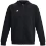 Under Armour heren Rival Fleece full-zip hoodie zwart