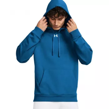 Under Armour Heren Rival Fleece Hoodie Academy Blue Maat M