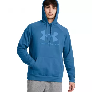 Under Armour Rival Fleece Logo HD heren hoodie Academy Blue XL