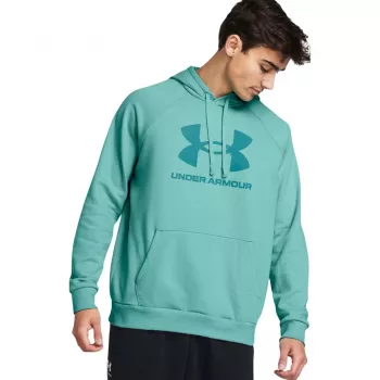 Under Armour Rival Fleece Logo HD heren sweatshirt Sea 1379758 482 M