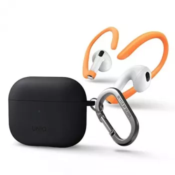 UNIQ Uniq Nexo Case voor AirPods 3 met oorbogen Siliconen - Grijs