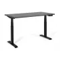 UNIQUE ACTIVE I Elektrisch in hoogte verstelbaar bureau 140x70 cm Zwart