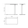 UNIQUE LAPTOP DESK hoogteverstelbaar bureau/tafel zwart