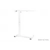 UNIQUE LAPTOP DESK Wit - In hoogte verstelbaar mobiel bureau met wielen