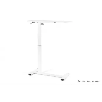 UNIQUE LAPTOP DESK Wit - In hoogte verstelbaar mobiel bureau met wielen