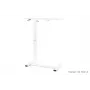 UNIQUE LAPTOP DESK Wit - In hoogte verstelbaar mobiel bureau met wielen