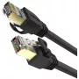 UNITEK Cat.7 SSTP ethernet-patchkabel RJ45, 0,5 m, grijs, 10 Gbit/s, 600 MHz, verguld