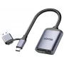 UNITEK SD4.0 / Micro SD4.0 kaartlezer 2in1 USB 3.0 Type-A zwart