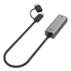 UNITEK USB-A/C 3.1 Gen 1 naar RJ45 2.5 Gigabit Ethernet-adapter U1313C